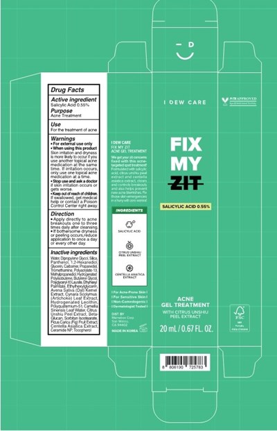 Fix My Zit 20ml.jpg I Dew Care Fix My Zit Gel Treatment Label - Fix My Zit 20ml
